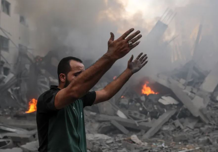 الدمار في غزة نتيجة القصف الإسرائيلي