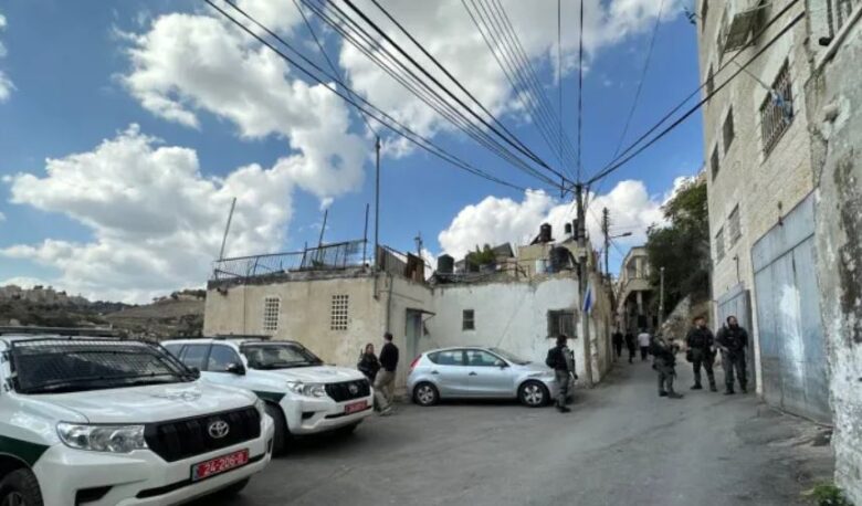 حارة مراغة بحي سلوان حيث ينتشر الاحتلال في محيط منزل الشهيد عبد الرحمن فرج